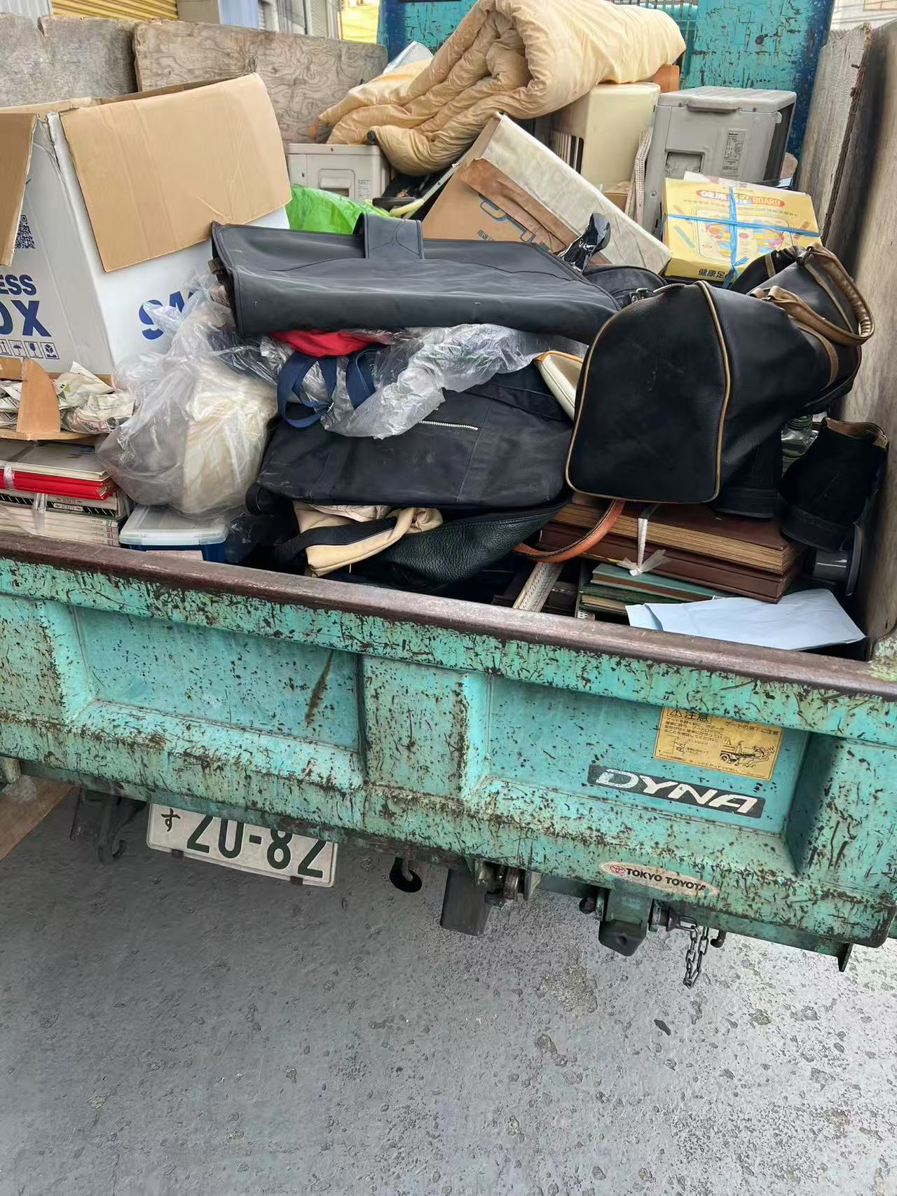 家庭内の大量不用品回収